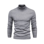 Casualowy męski sweter z golfem slim fit